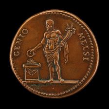 Mels as Genius, Sacrificing [reverse]. Creator: Giovanni da Cavino