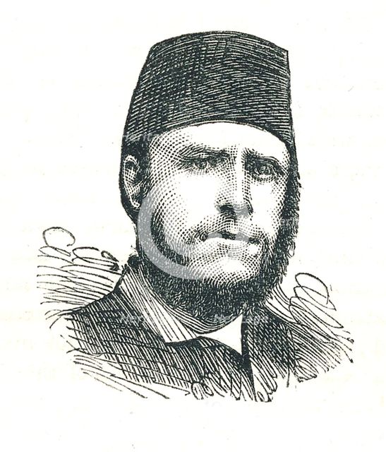 'Melton Prior', (1845-1910), English artist and war correspondent, 1893. Artist: Unknown.