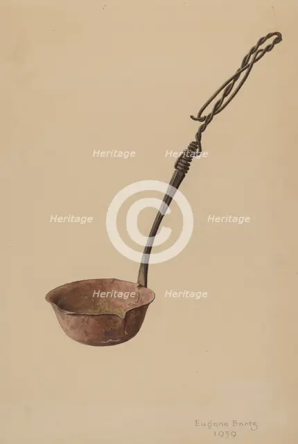 Melting Ladle, 1939. Creator: Eugene Bartz.