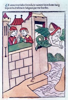 Melusine flies away, 1478