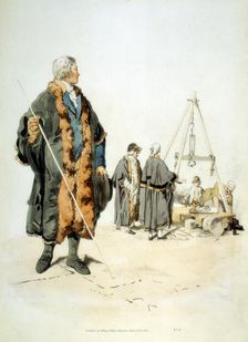 Member of a London Wardmote Inquest in official dress, 1808. Artist: William Henry Pyne