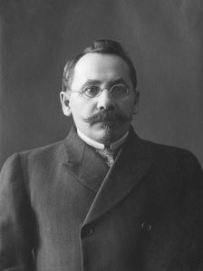 Member of the exhibition bureau A.S. Kabalkin, 1911. Creator: A. A. Antonov