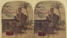 Member of the First Japanese Diplomatic Mission to the United States, negative 1860; print 1860s. Creator: Charles De Forest Fredricks