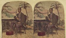 Member of the First Japanese Diplomatic Mission to the United States, negative 1860; print 1860s. Creator: Charles De Forest Fredricks