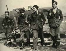 Members of 73 Squadron, 1939-1940, (1941). Creator: Unknown