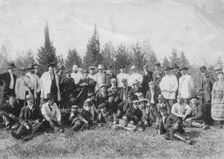 Members of the community of shooting enthusiasts, 1910-1919. Creator: Unknown