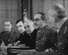 Members of the Casablanca Conference, 1943. Creator: British Pathe Ltd