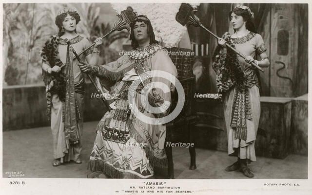 Members of the cast of Amasis, c1906.Artist: Rotary Photo