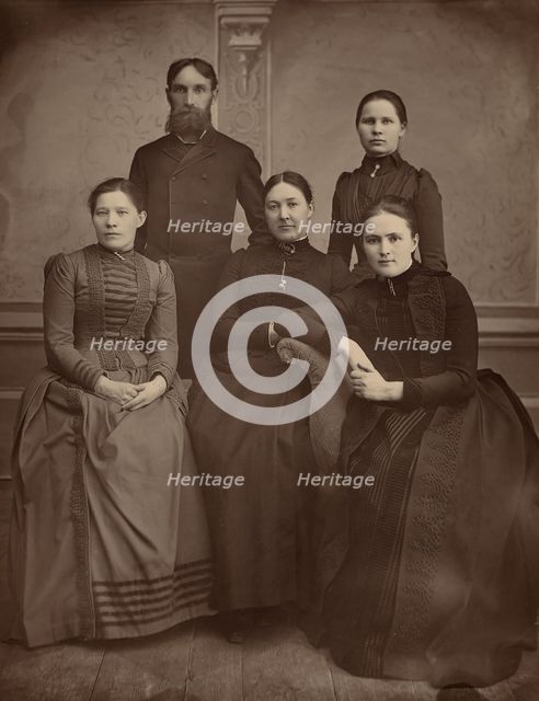 Members of the board of the Vladimir shelter, 1894. Creator: Akselrod.