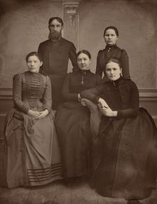 Members of the board of the Vladimir shelter, 1894. Creator: Akselrod