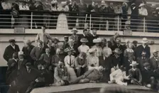 Members of the British Association on their way to South Africa, 1905. Creator: Mrs C Henderson