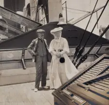Members of the British Association on their way to South Africa, 1905. Creator: Henry Yule Oldham