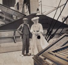 Members of the British Association on their way to South Africa, 1905. Creator: Henry Yule Oldham