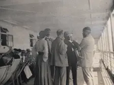 Members of the British Association on their way to South Africa, 1905. Creator: James Thomson Bottomley