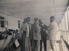 Members of the British Association on their way to South Africa, 1905. Creator: James Thomson Bottomley