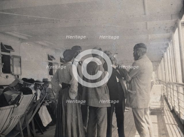 Members of the British Association on their way to South Africa, 1905. Creator: James Thomson Bottomley.