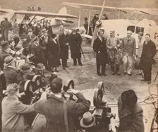 Members of the Expedition at Heston Airport, February, 17, 1933, just before leaving for India c1