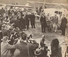 Members of the Expedition at Heston Airport, February, 17, 1933, just before leaving for India c1