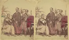 Members of the First Japanese Diplomatic Mission to the United States, negative 1860. Creator: Unknown