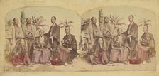 Members of the First Japanese Diplomatic Mission to the United States, negative 1860; print 1860s. Creator: Charles De Forest Fredricks