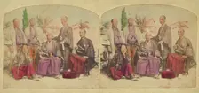Members of the First Japanese Diplomatic Mission to the United States, negative 1860; print 1860s. Creator: Charles De Forest Fredricks