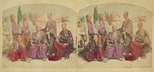 Members of the First Japanese Diplomatic Mission to the United States, negative 1860; print 1860s. Creator: Charles De Forest Fredricks