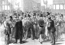 Members of the French National Assembly returning from Paris to Versailles, 1872. Creator: Unknown