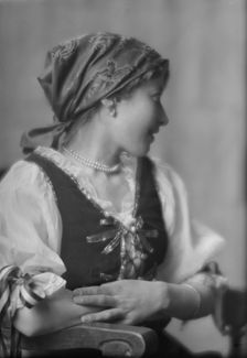 Members of the International Institute for Immigrant Girls, Y.W.C.A., in national costumes..., 1915. Creator: Arnold Genthe