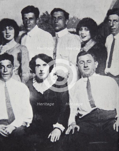 Members of the Lenox Avenue Gang at Coney Island, New York, USA, 1912. Artist: Unknown