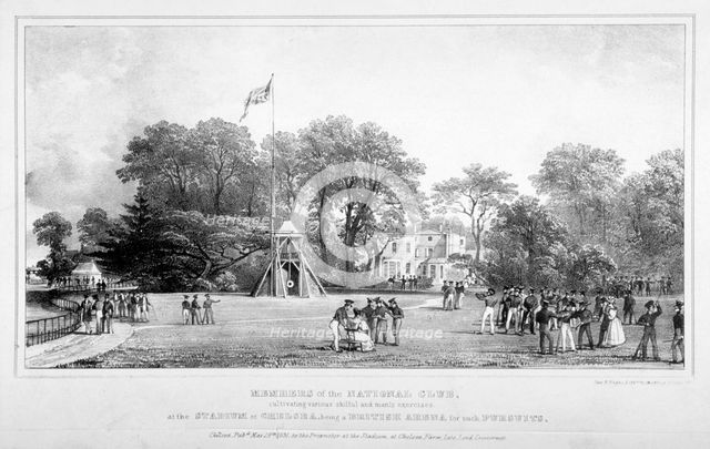 Members of the National Club, Chelsea, 1831.                                                Artist: Day & Haghe