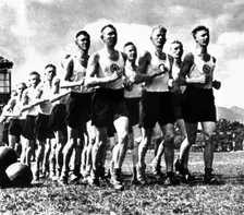 Members of the Nazi SS keeping fit, c1939-1945