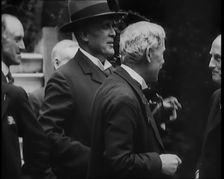 Members of the new National Government in the Garden of 10 Downing Street London..., 1931. Creator: British Pathe Ltd