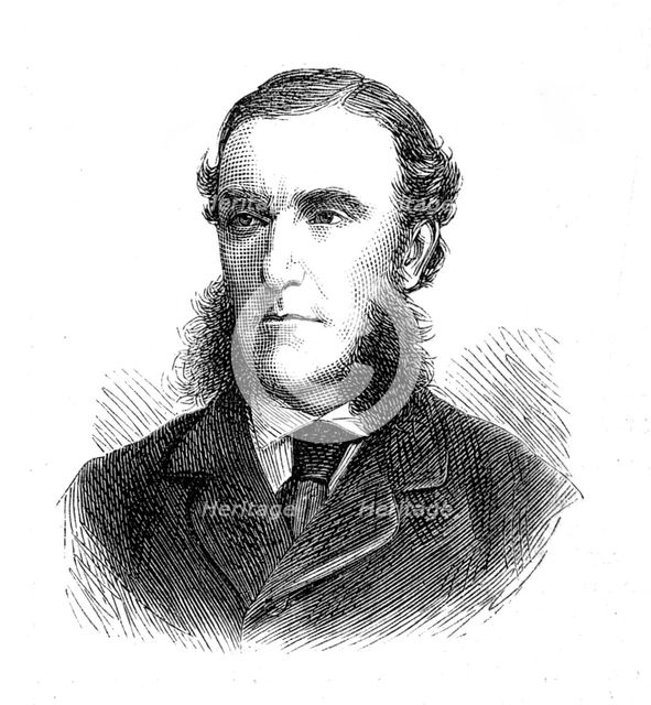 Members of the new House of Commons: Mr. Hugh Shield (Cambridge), 1880. Creator: Unknown.