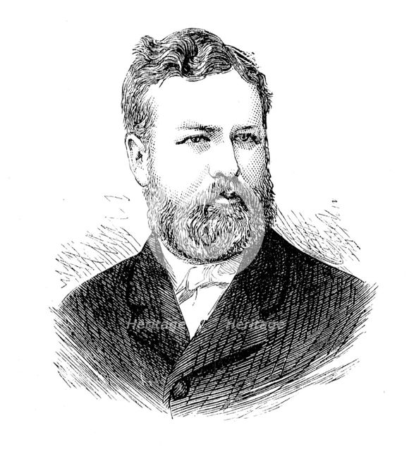 Members of the new House of Commons: Mr. W. S. Caine (Scarborough), 1880. Creator: Unknown.