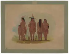 Members of the Payaguas Tribe, 1854/1869. Creator: George Catlin