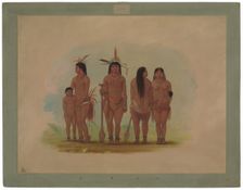 Members of the Payaguas Tribe, 1854/1869. Creator: George Catlin