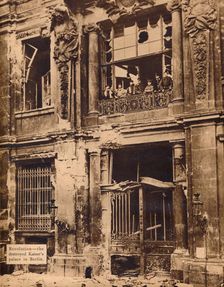 Members of the People's Marine Division on the Balcony of the City Palace, December 1918, 1918, (193