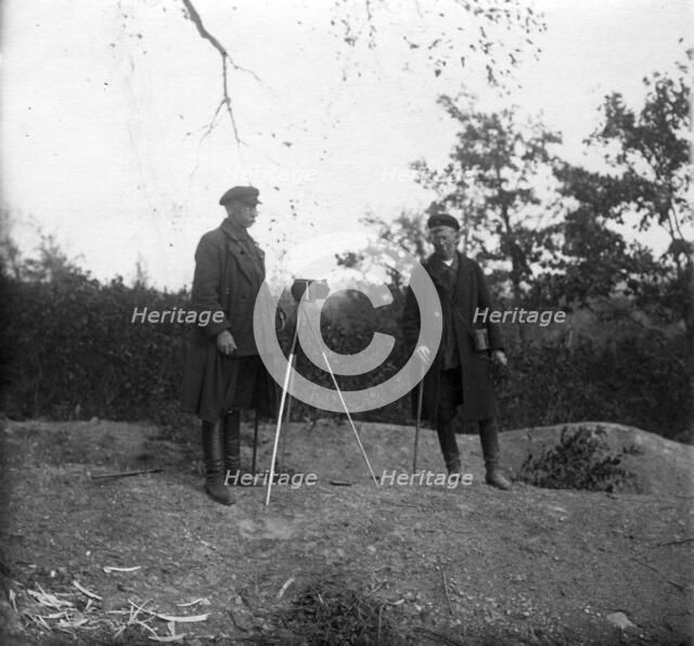 Members of an Expedition in Suchan, 1920-1929. Creator: Mikhail Alekseevich Pavlov.