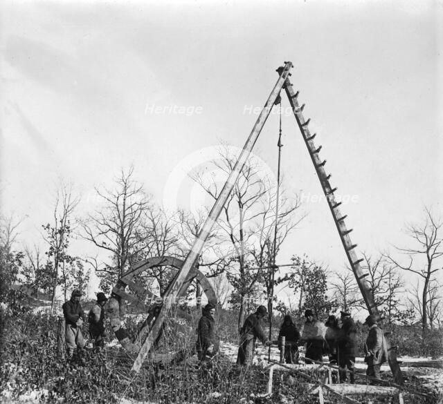 Members of an Expedition in Suchan, 1920-1929. Creator: Mikhail Alekseevich Pavlov.