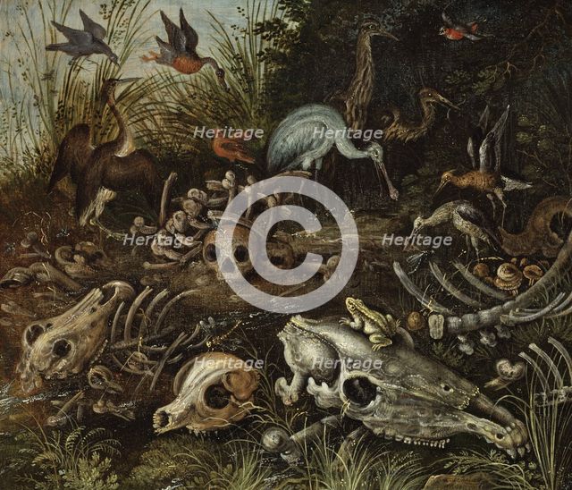 Memento mori, between 1600 and 1609. Creator: Roelandt Savery.