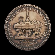 Memento Mori [reverse], 1571. Creator: Jacques Jonghelinck