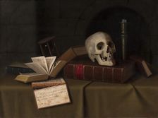 Memento Mori, "To This Favour", 1879. Creator: William Michael Harnett (American, 1848-1892)