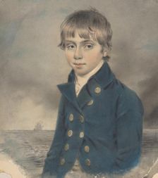 Memento Portrait of a Young Midship-Man, late 18th-early 19th century. Creator: John Downman