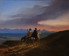 Memory of Caucasus, 1838. Artist: Lermontov, Mikhail Yuryevich (1814-1841)