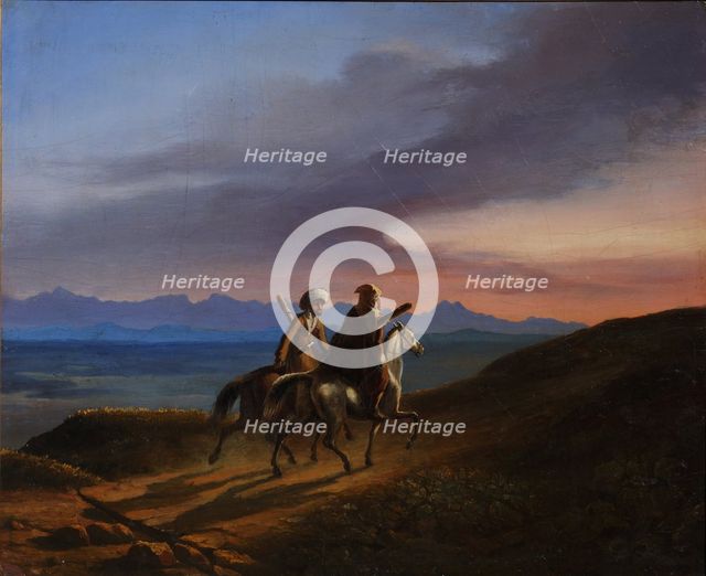 Memory of Caucasus, 1838. Artist: Lermontov, Mikhail Yuryevich (1814-1841)