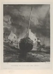 Memory of Saint-Valéry-sur-Somme, 1833. Creator: Eugene Isabey