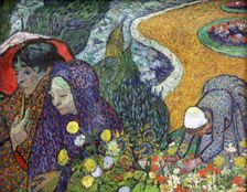 Memory of the Garden at Etten (Ladies of Arles) 1888. Artist: Vincent van Gogh