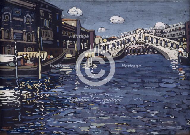 Memory from Venice 4 (Ponte di Rialto), 1904.