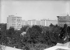 Memorial Continental Hall - View from Roof of Continental Hall Toward Interior Department..., 1917. Creator: Harris & Ewing