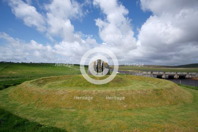Memorial Cairn to the Grias and Coll Raiders, Isle of Lewis, Outer Hebrides, Scotland, 2009.  Creator: Peter Thompson.
